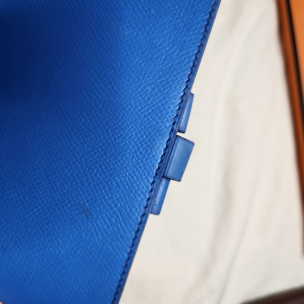 HERMES Agenda(BiG) PM Day Planner Notebook Cover Leather Blue - Picture 11 of 16